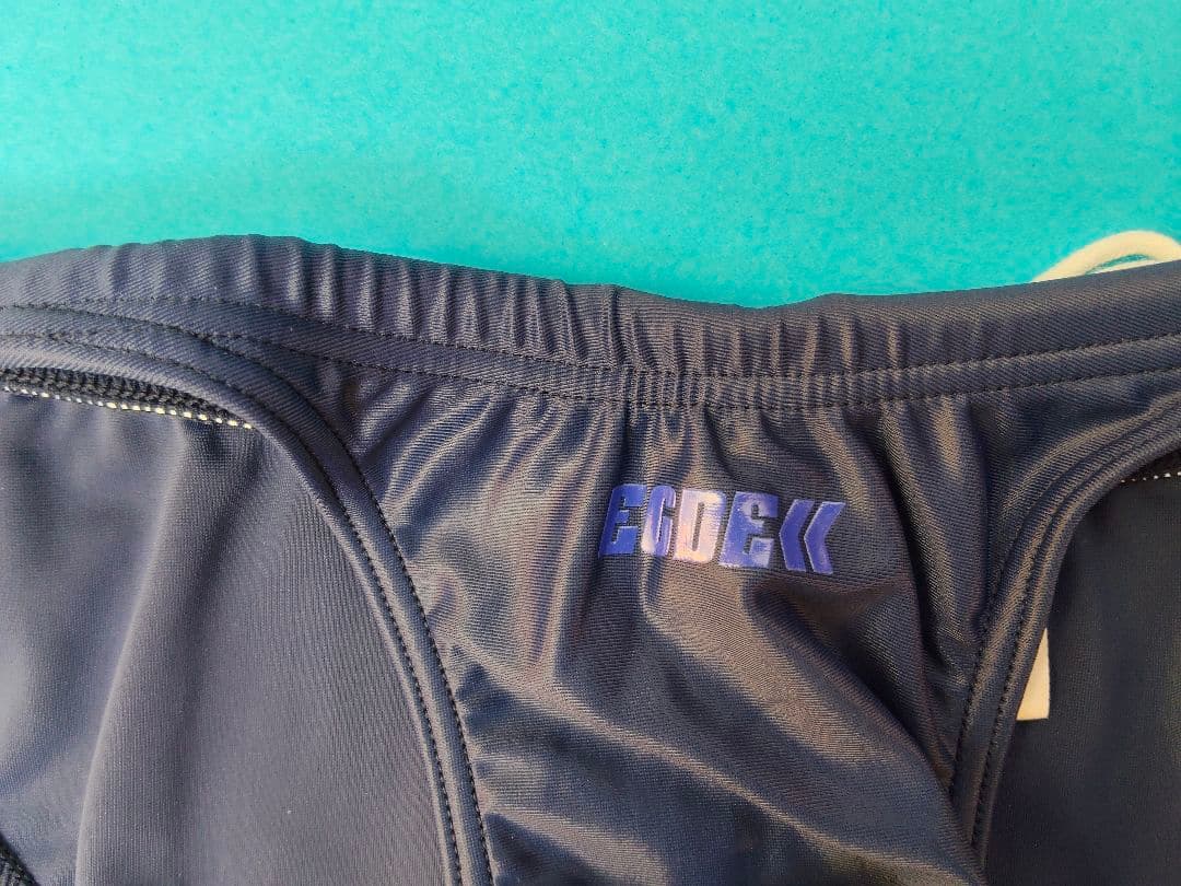 EGDE 競パン UNIGHT スイムウェア ビキニローライズ ネイビーLサイズ