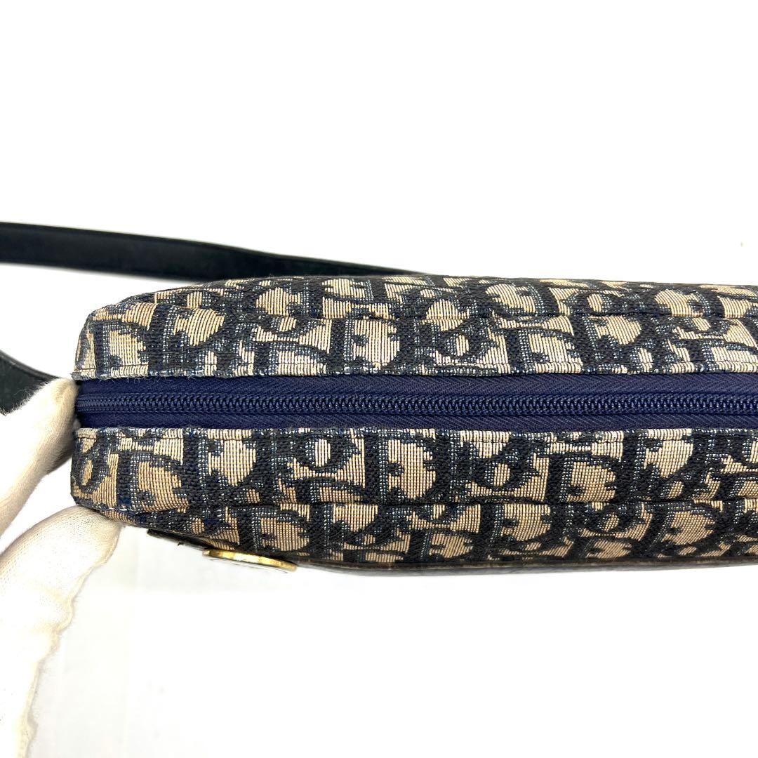【美品】Dior ワンショルダー ショルダー バッグ トロッター キャンバス
