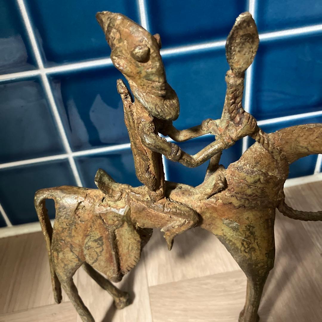 マリ ドゴン族 金属製 オブジェ