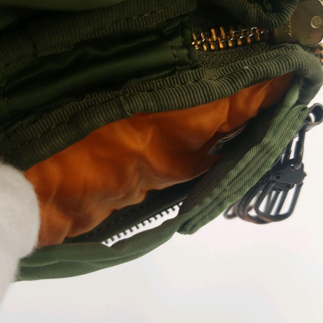 美品】PORTER ポーター キーケース セージグリーン タンカー 希少