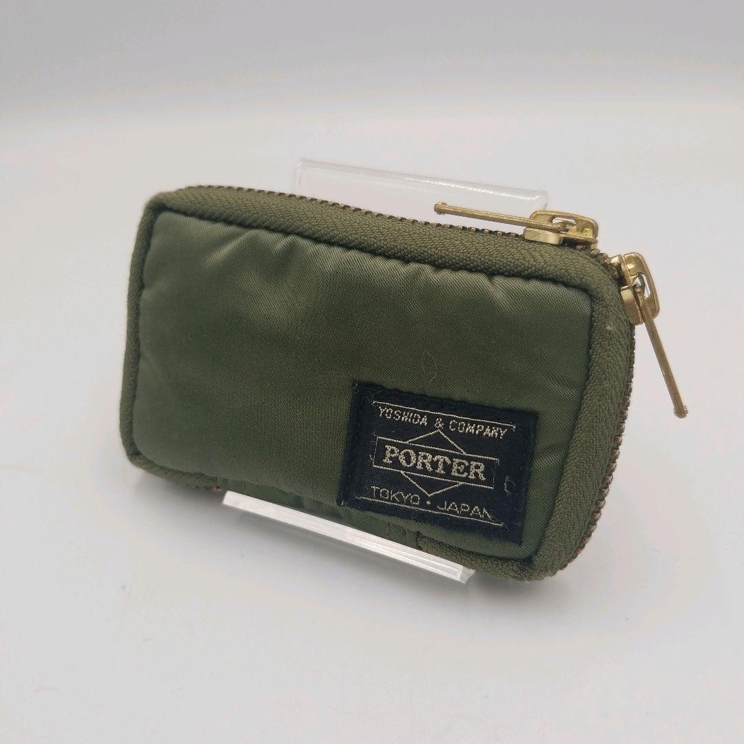 美品】PORTER ポーター キーケース セージグリーン タンカー 希少