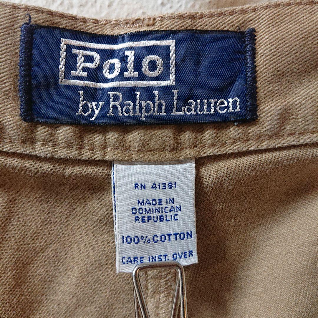 34×30 90's POLOチノ ボックスロゴ
