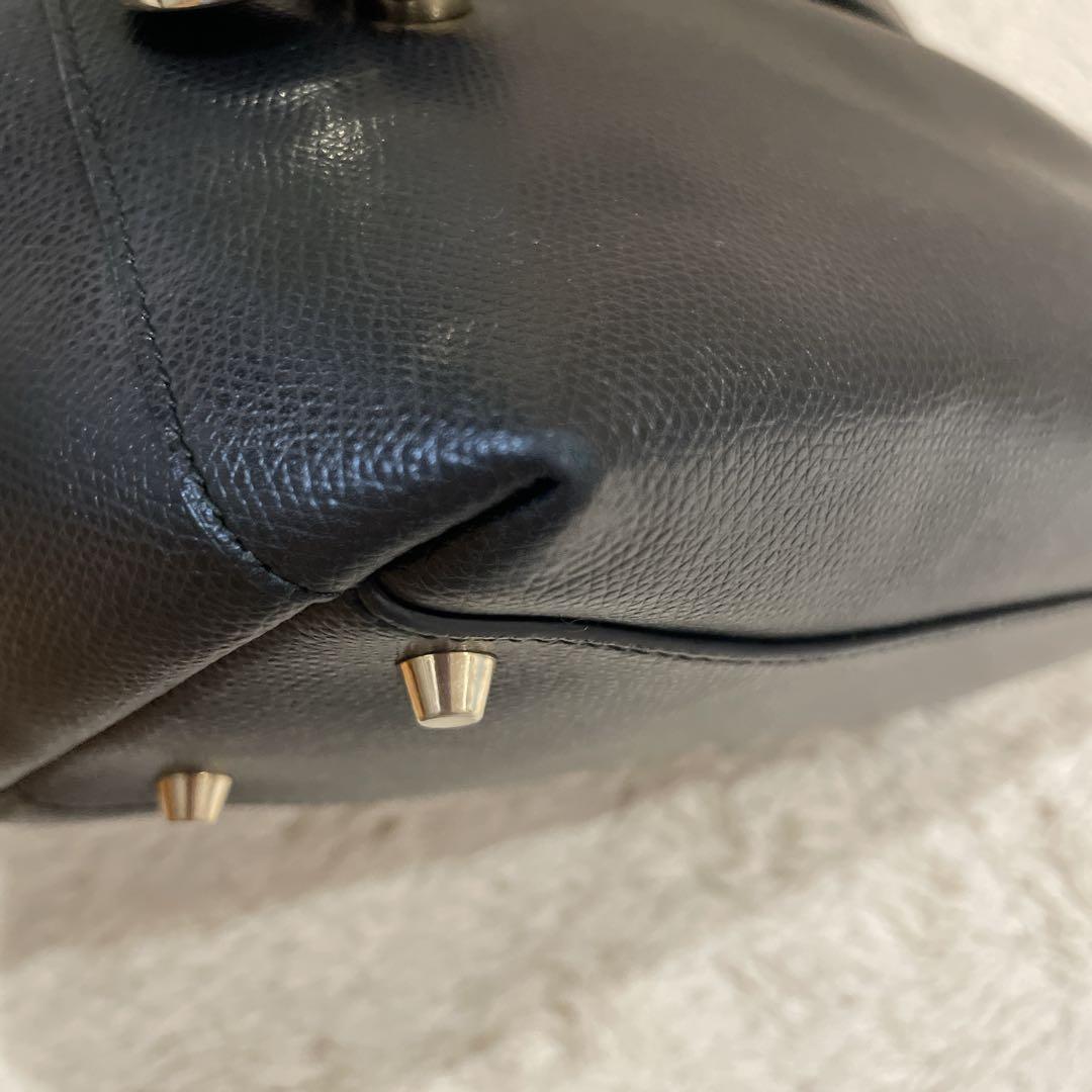 【極美品】 FURLA パイパーS ハンドバッグ 2way ショルダーバッグ 黒