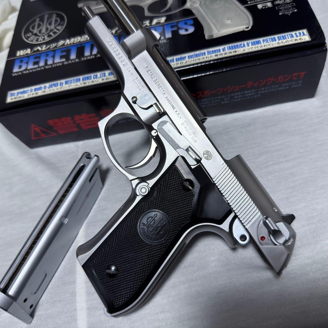 約948g【美品】日本製エアソフトガン WA M92FS R ウエスタンアームズ