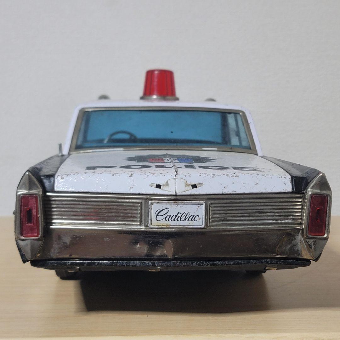 野村トーイ ブリキ キャデラックパトカー 65cm - メルカリ