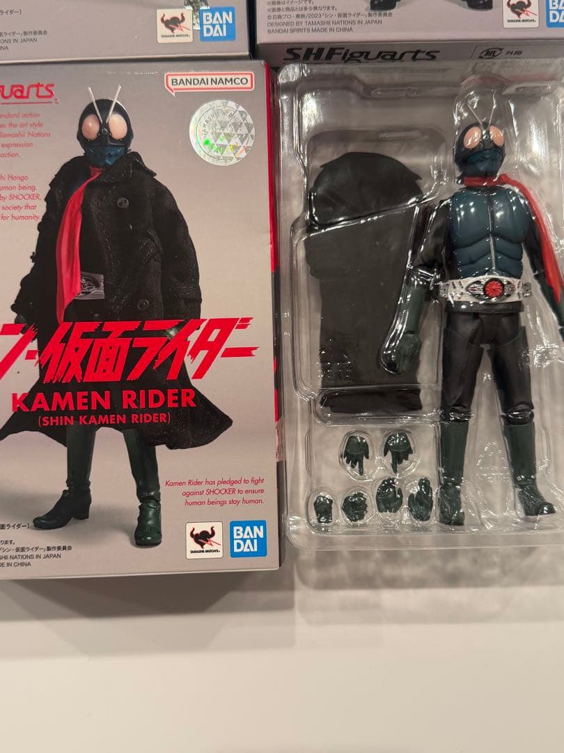 S.H.Figuarts シン・仮面ライダー　仮面ライダー第1号　第2号　本郷