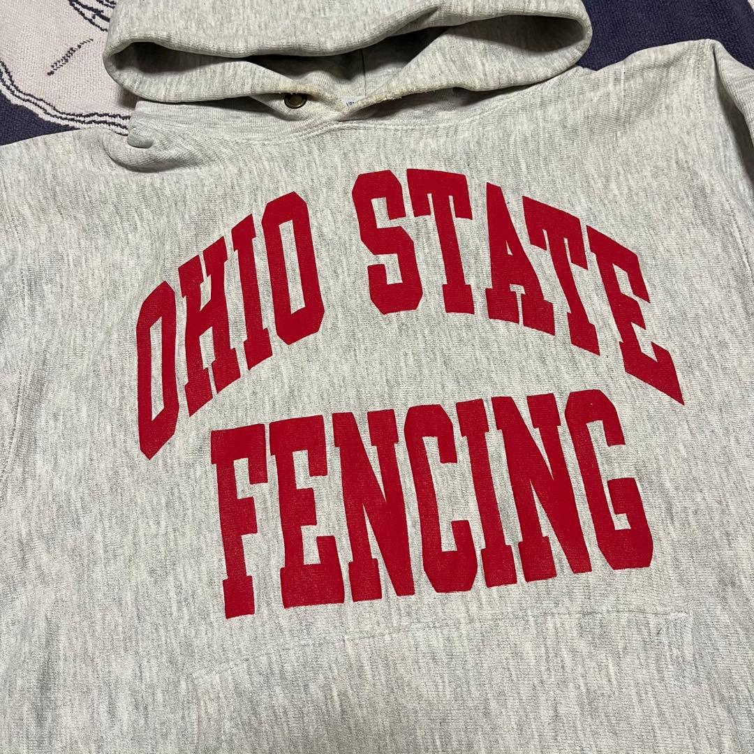 90s チャンピオン リバースウィーブ 刺繍タグ オハイオ OHIO トリコタグ