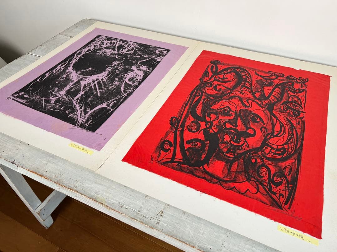 猪瀬辰男リトグラフ24点 限5-20 署名入 1980年 銅版画・石版画