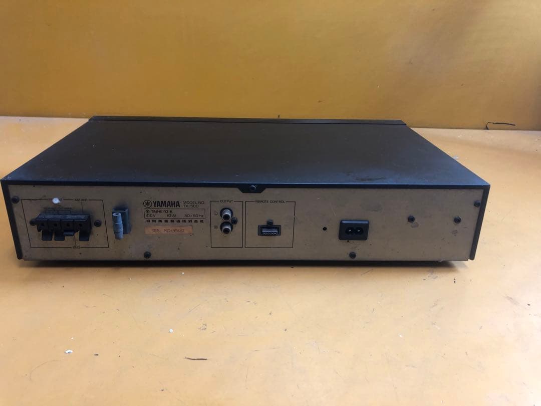 YAMAHA TX-500 AM/FMステレオチューナー 通電確認のみ 現状品