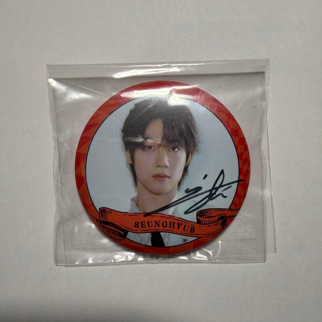 N.Flying FNCKINGDOM イスンヒョプ サイン入り缶バッチ