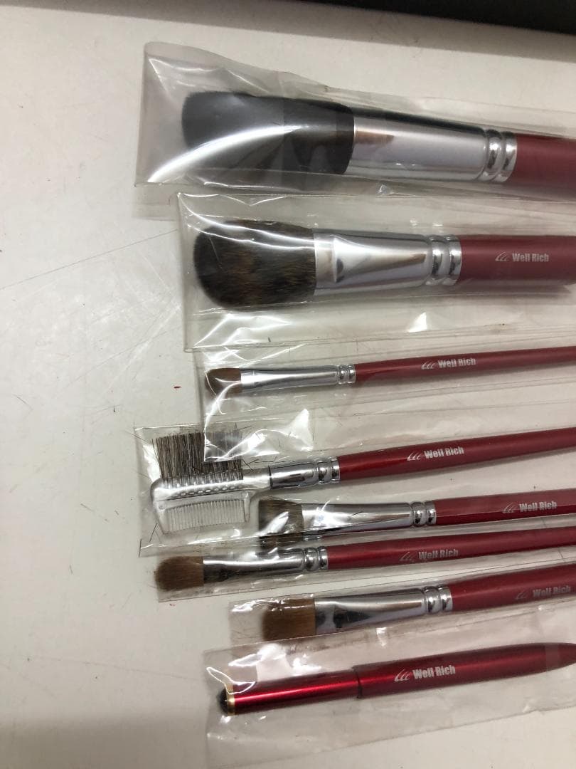 熊野筆 ブラシメイクブラシセット 8本 ケース付き 250123-4