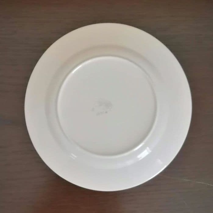 逸品 シェリー ケーキ皿 飾り皿 アールデコ 銀彩幾何学模様 1925年製