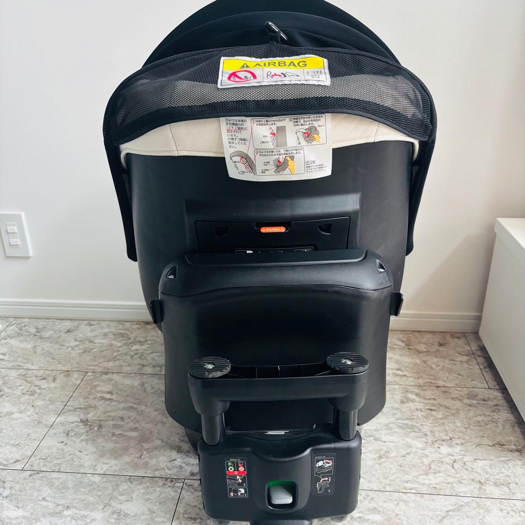 【美品】 エールベベ クルット NT2 プラウド チャイルドシート ブラック