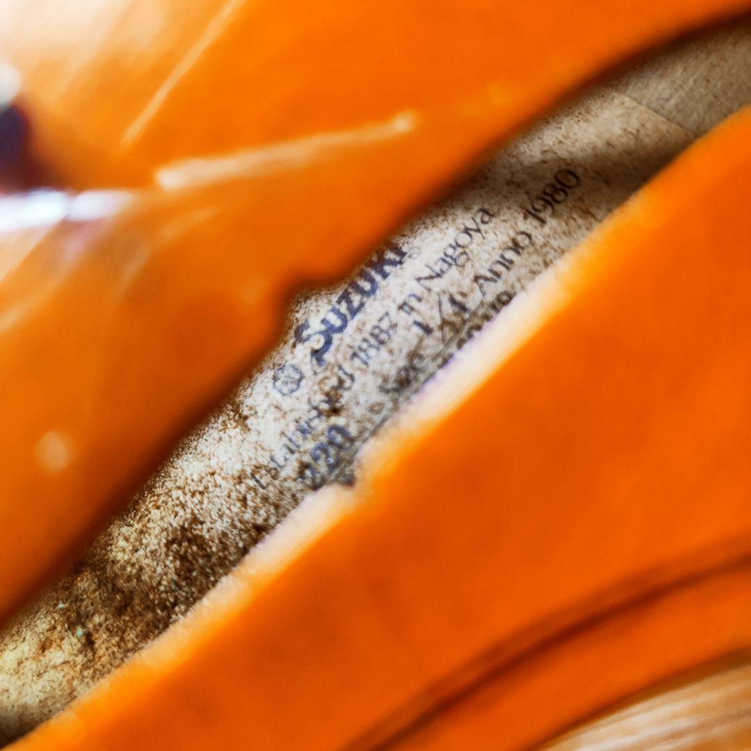 【良反響美音】スズキ No.220 1/4 バイオリン 1980