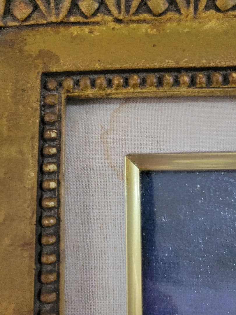 テオドール・ジェリコー　後ろ脚で立つ赤い鞍の馬　油彩　複製絵画　高級額縁