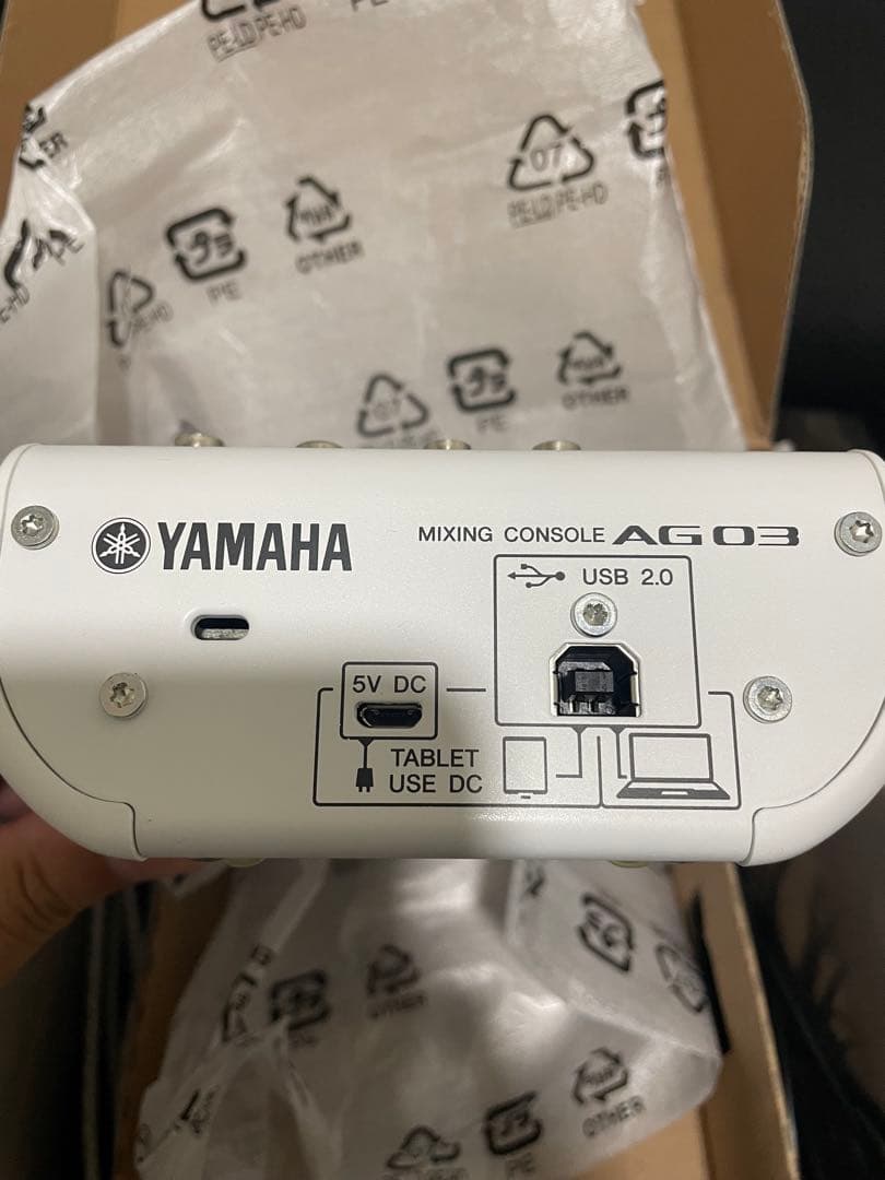 YAMAHA AG03 ミキシングコンソール