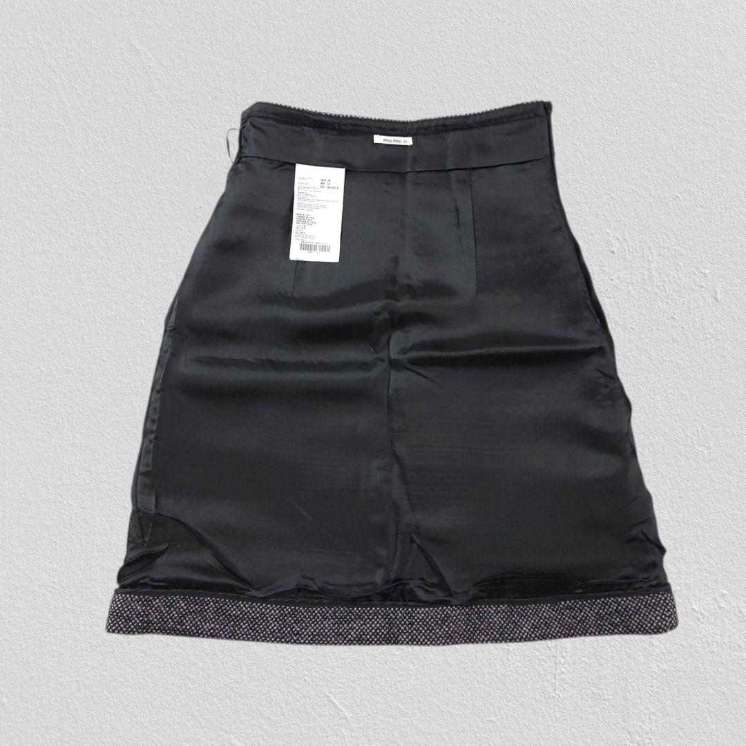 スカート MIU MIU Mottled Box Shaped Skirt