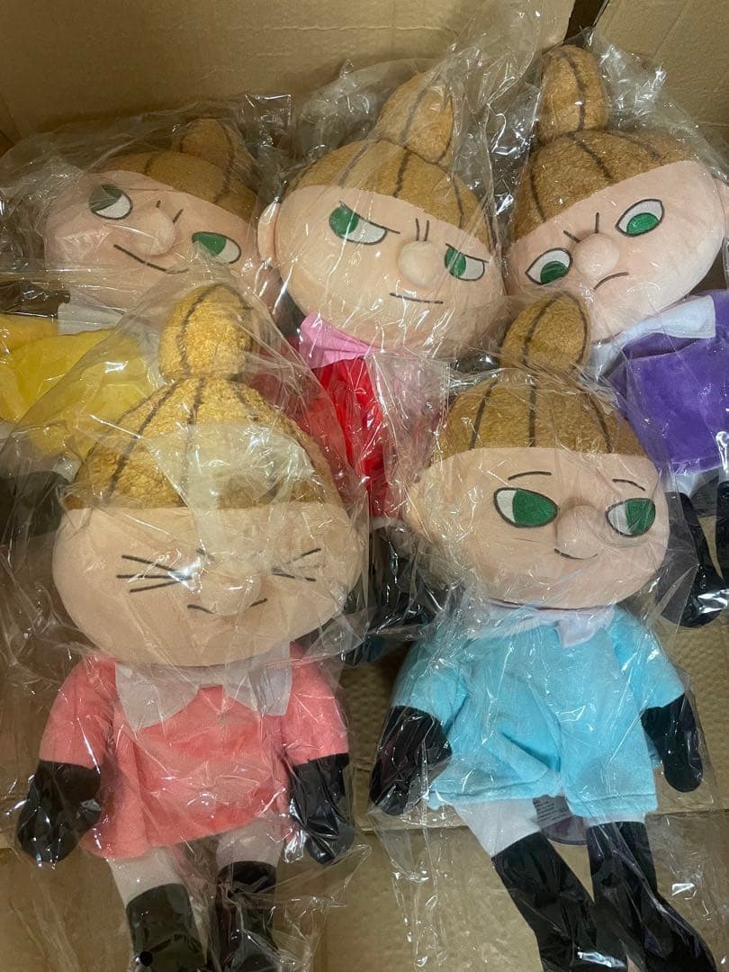 非売品 ムーミン リトルミイ きょうだい 全5種セット ぬいぐるみ ビッグサイズ