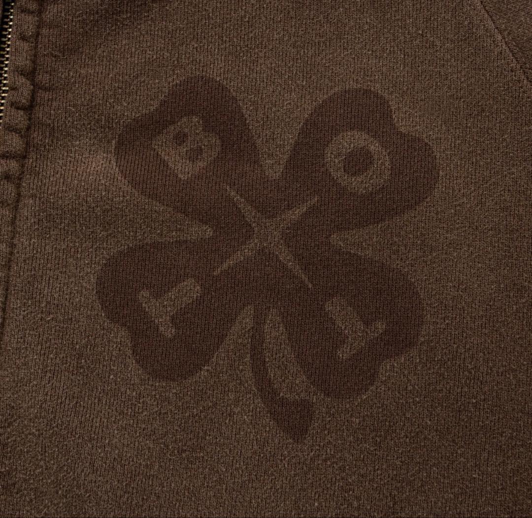 トップス BoTT Washed Lucky Logo Zip Hoodie L