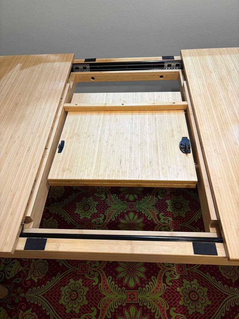 Greenington 伸縮式バンブーダイニングテーブル