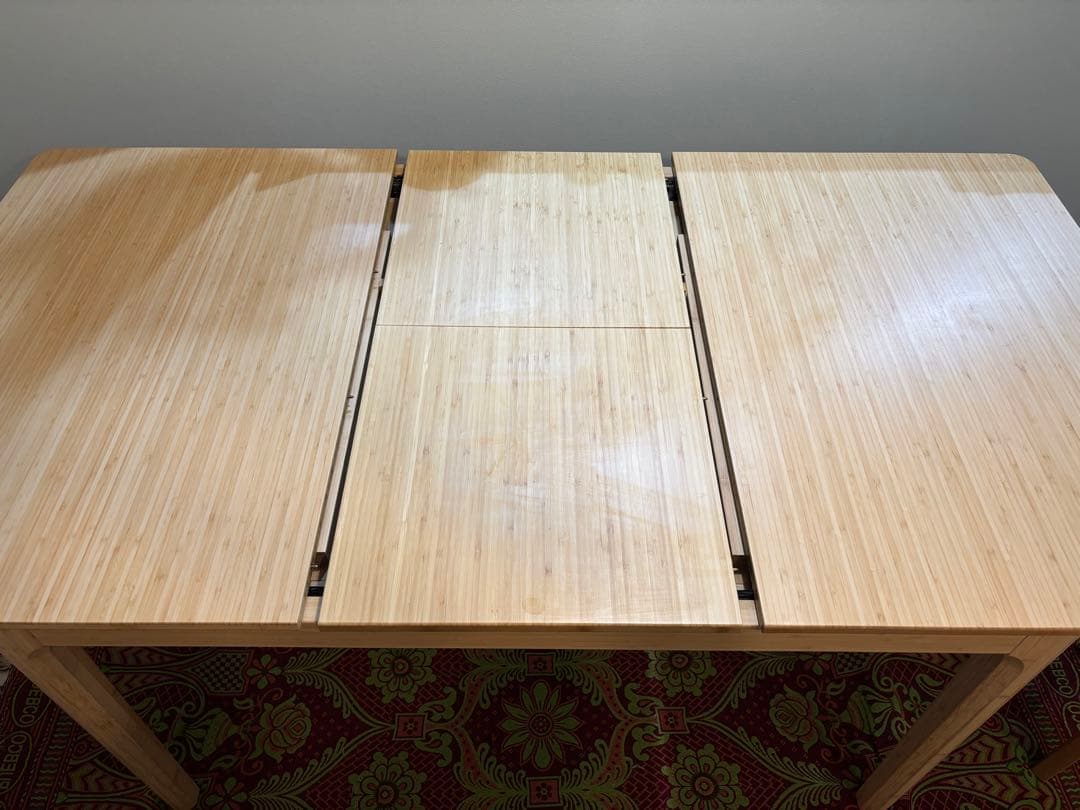 Greenington 伸縮式バンブーダイニングテーブル