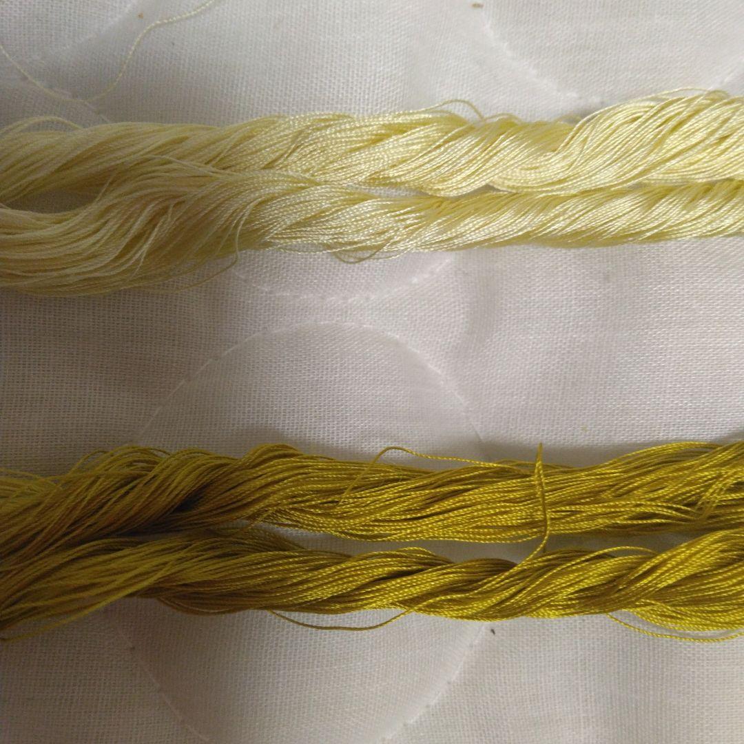 組紐作成用の変わり染め糸　9個