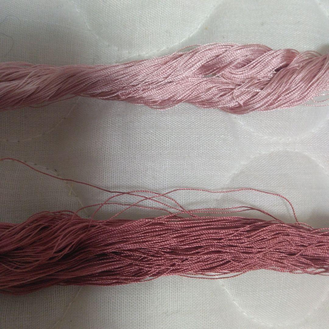 組紐作成用の変わり染め糸　9個