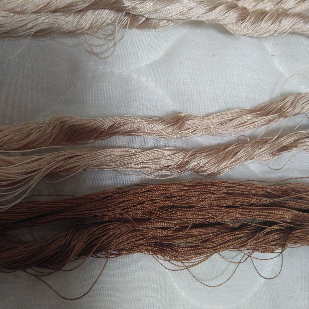 組紐作成用の変わり染め糸　9個