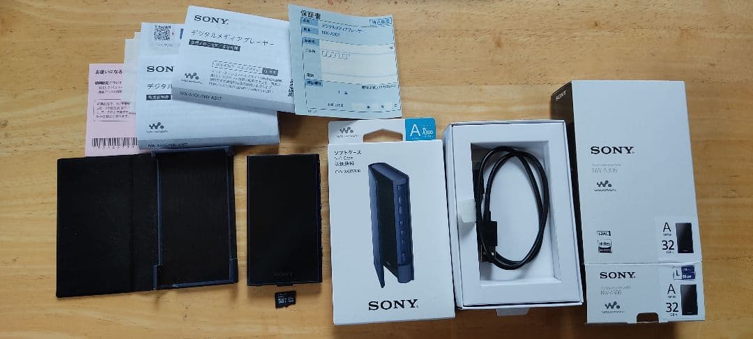 最安値❕ 【nobupapaさん専用！】NW-A306 ブルー【保証書有ケース、SD