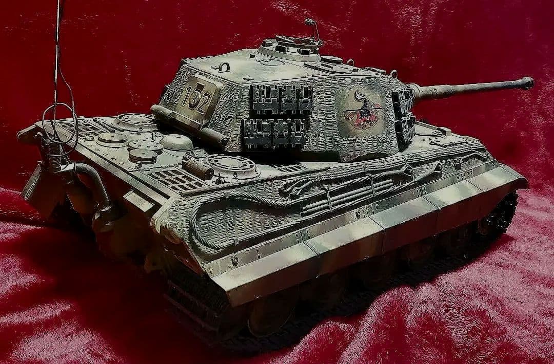 1981年当時物】☆TAMIYA☆1/16 RC『キングタイガー戦車』