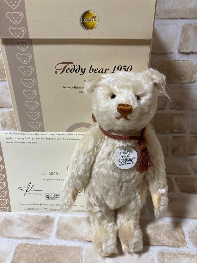 シュタイフ テディベア 1930 日本限定 白タグ Steiff