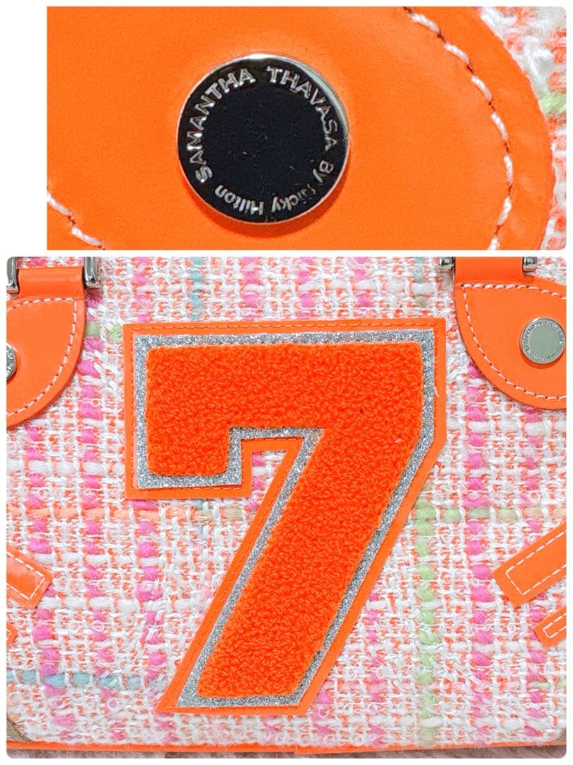 y2k サマンサタバサ×ニッキーヒルトン ミニボストンバッグ ツイード