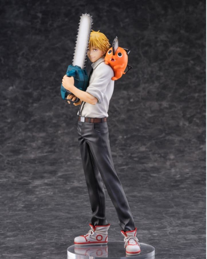 チェンソーマン フィギュア デンジ&ポチタ　S-Fire 不敵な笑みを浮かべる「デンジ」、肩に乗った愛らしい「ポチタ」に注目