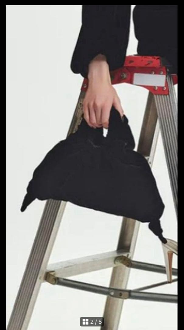 ラドロー ludlow ベルベット　ハンドバッグ　バッグM