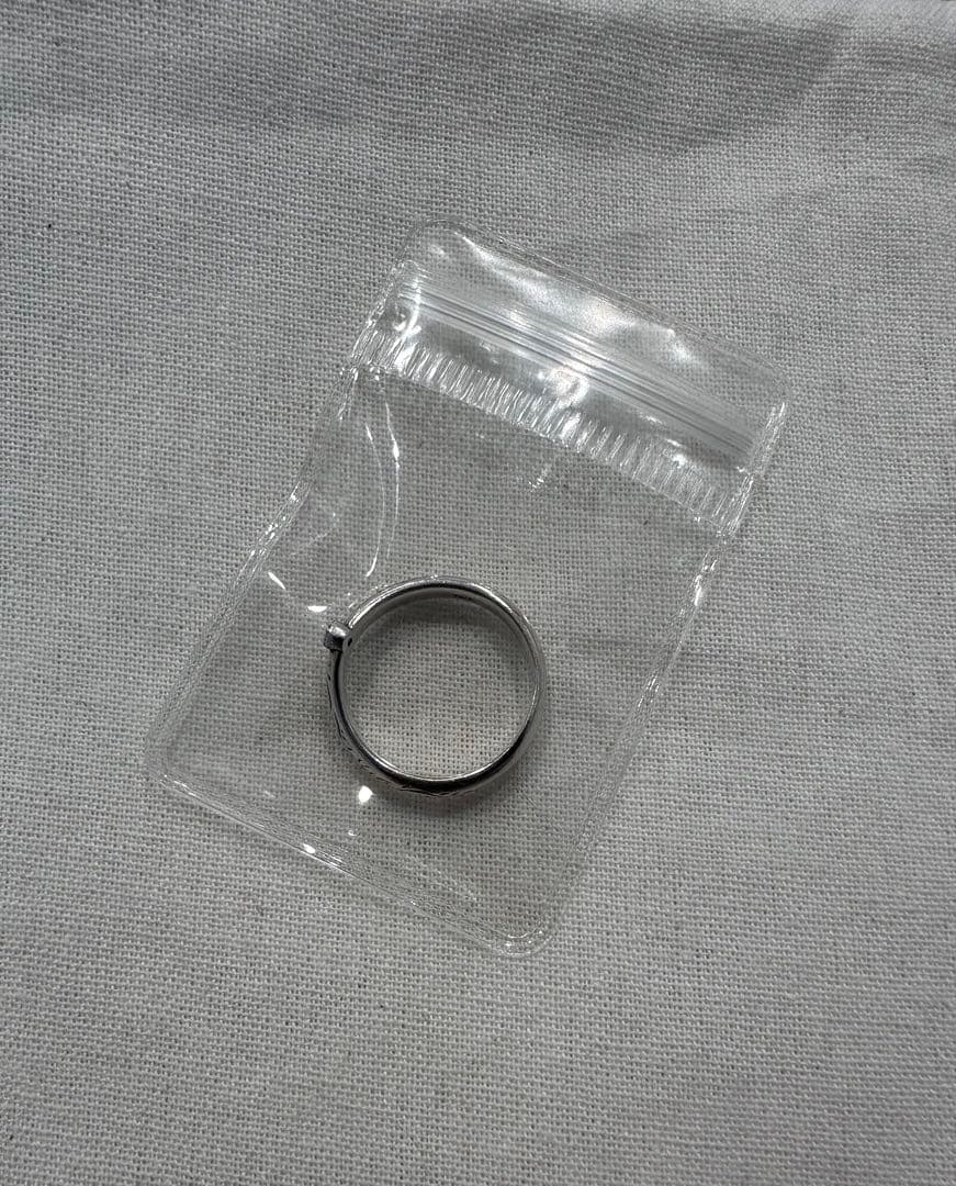 agete アガット　シルバー　ダイヤ　リング　11号　ヴィンテージ感