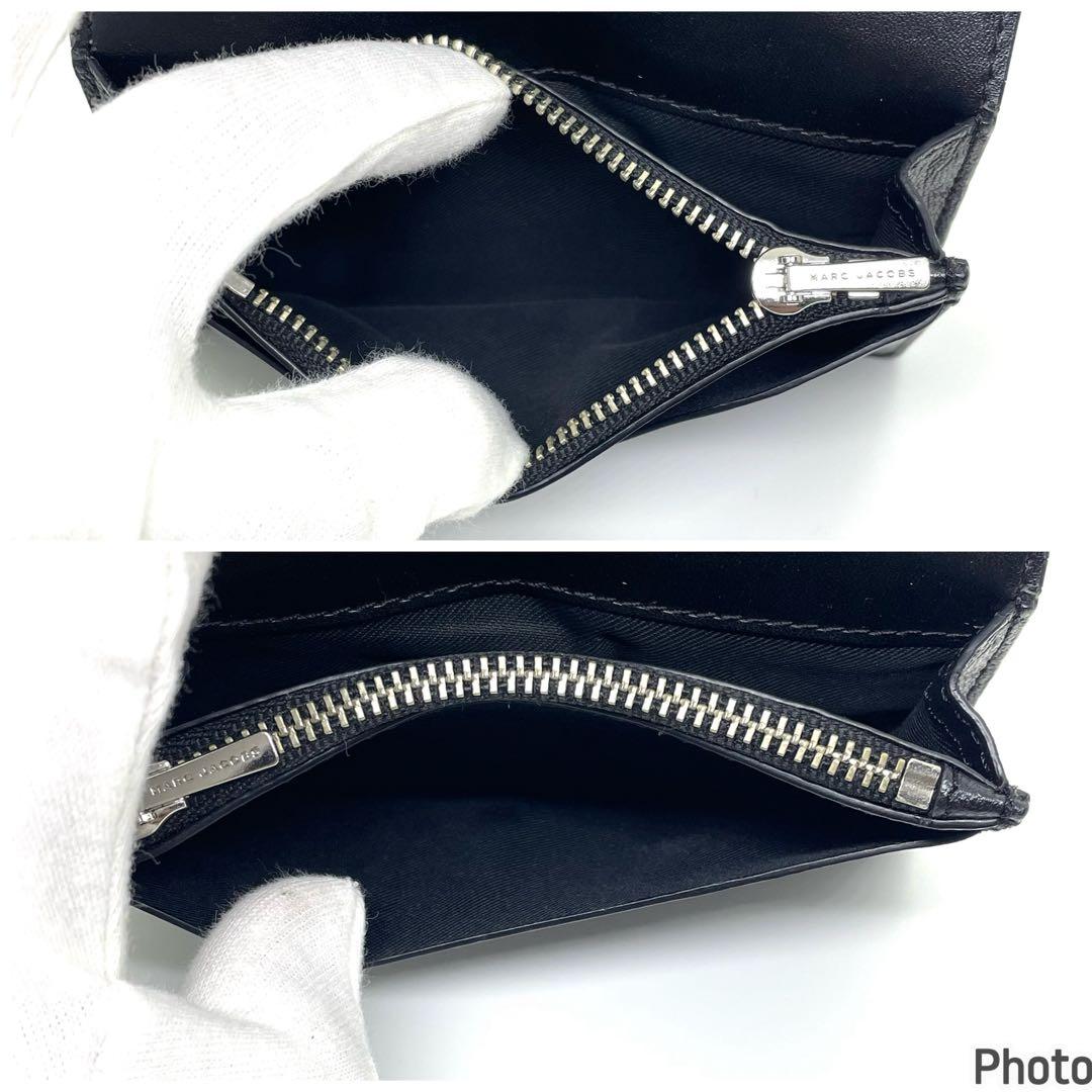 マークジェイコブス ブラック 二つ折り財布