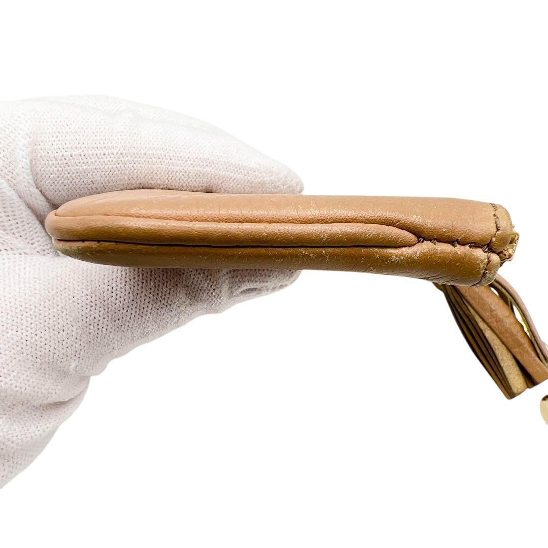 専用　GUCCI タッセル ベージュ キーリング ケース 6964