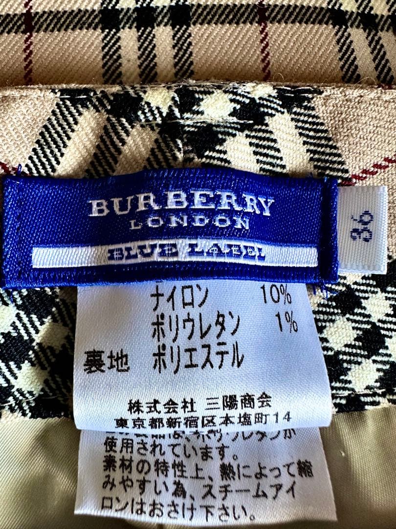美品 BURBERRY BLUE LABEL ノバチェックスラックス レディース - メルカリ