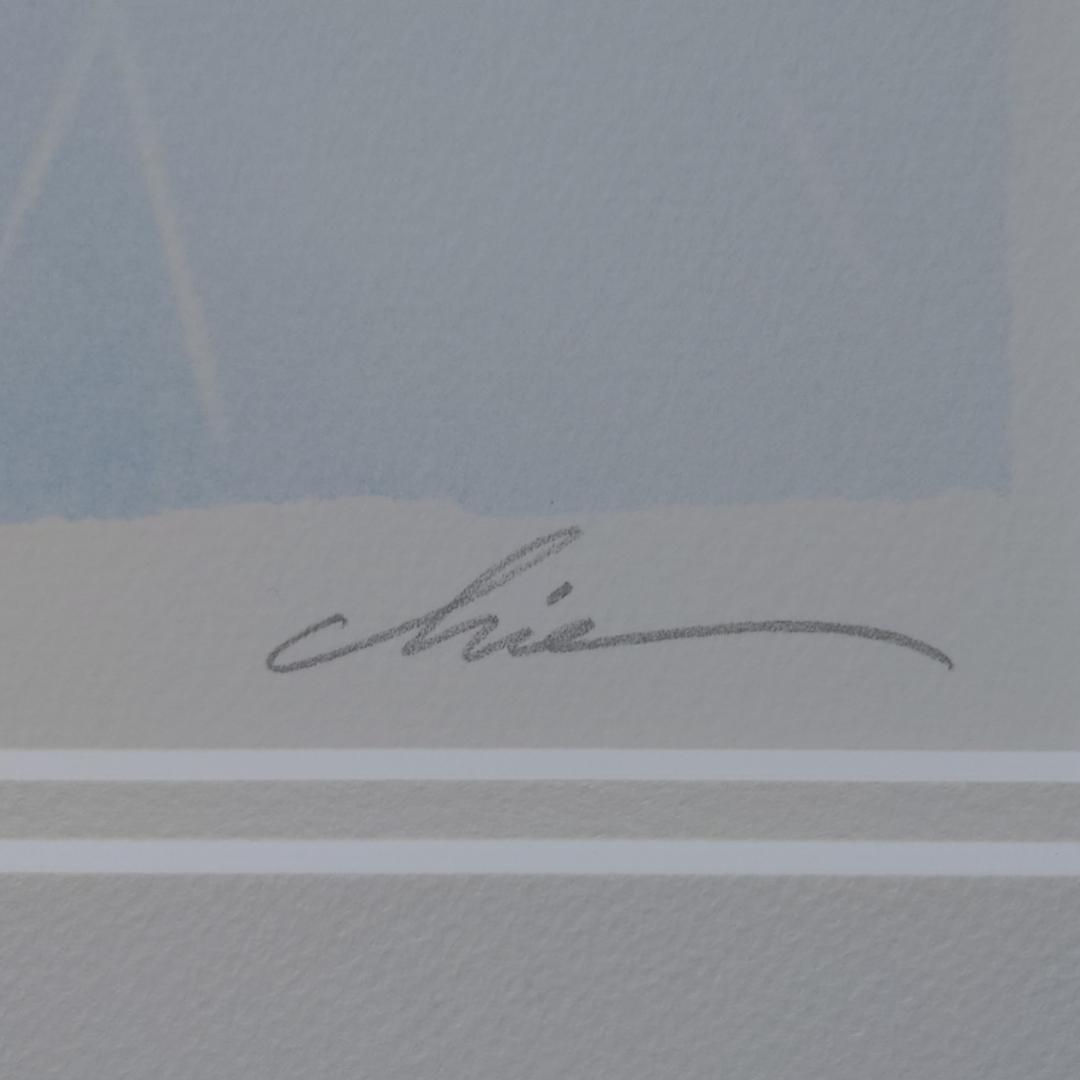 スピリチュアルアーティスト ChieArt 「雨音ー静かな午後ー」 額入