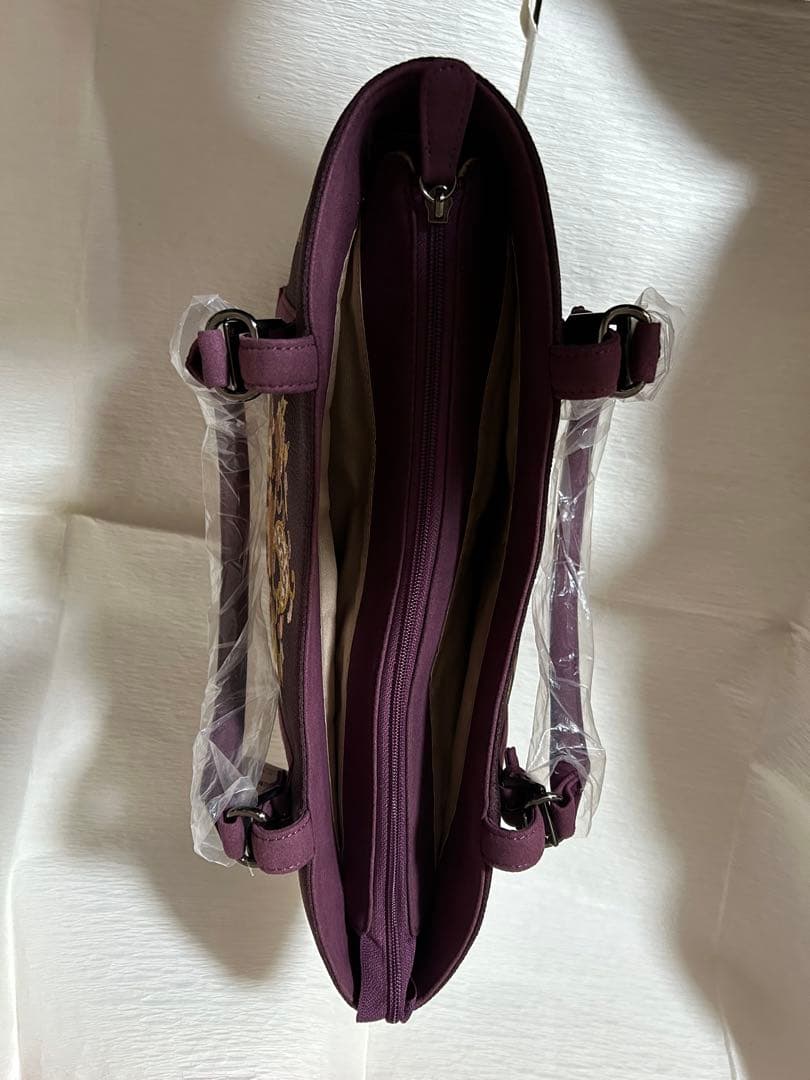 岡重　okajima バック　ダークパープル 新品