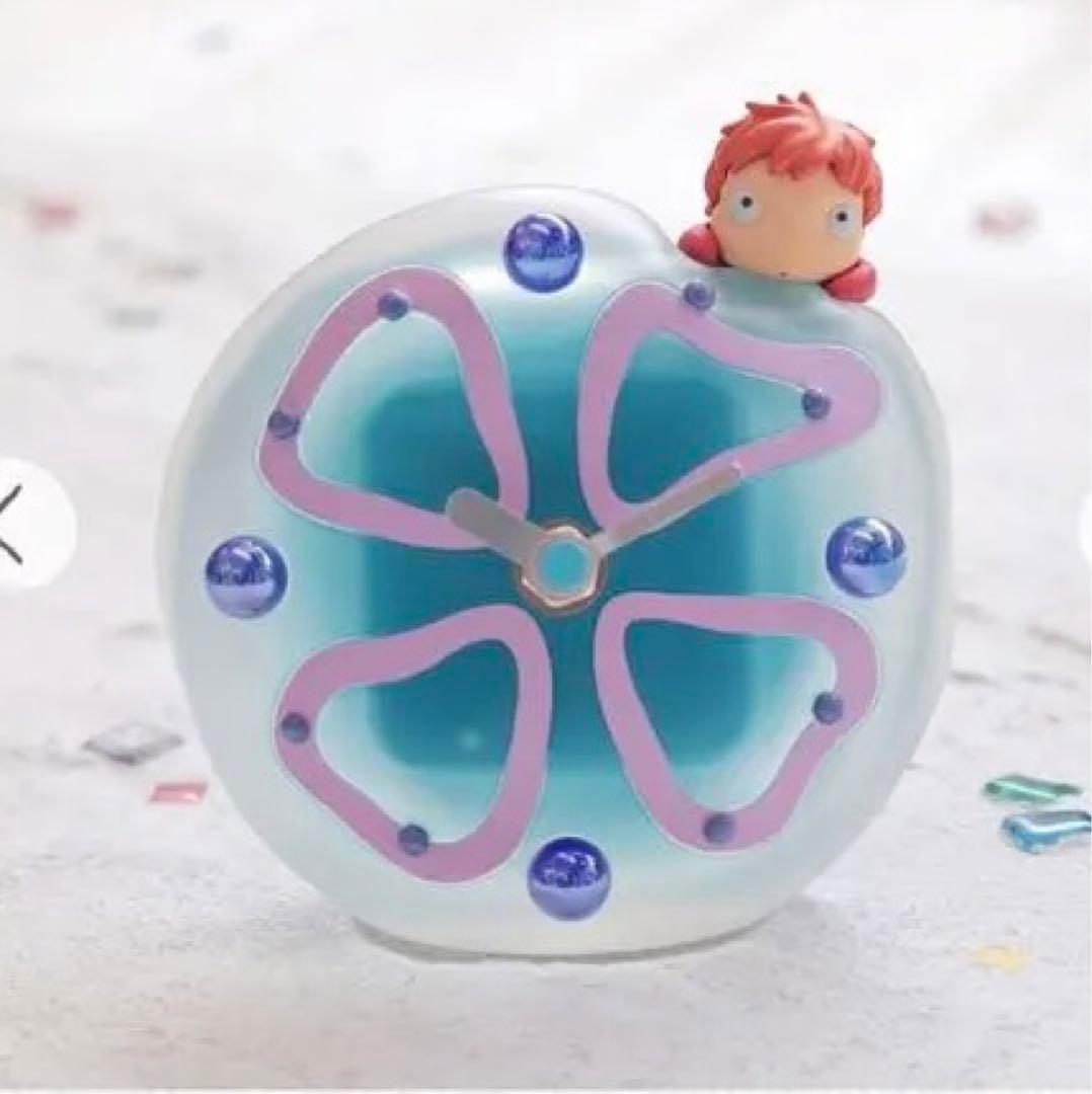 崖の上のポニョ ポニョのクラゲ置時計 ジブリ - メルカリ