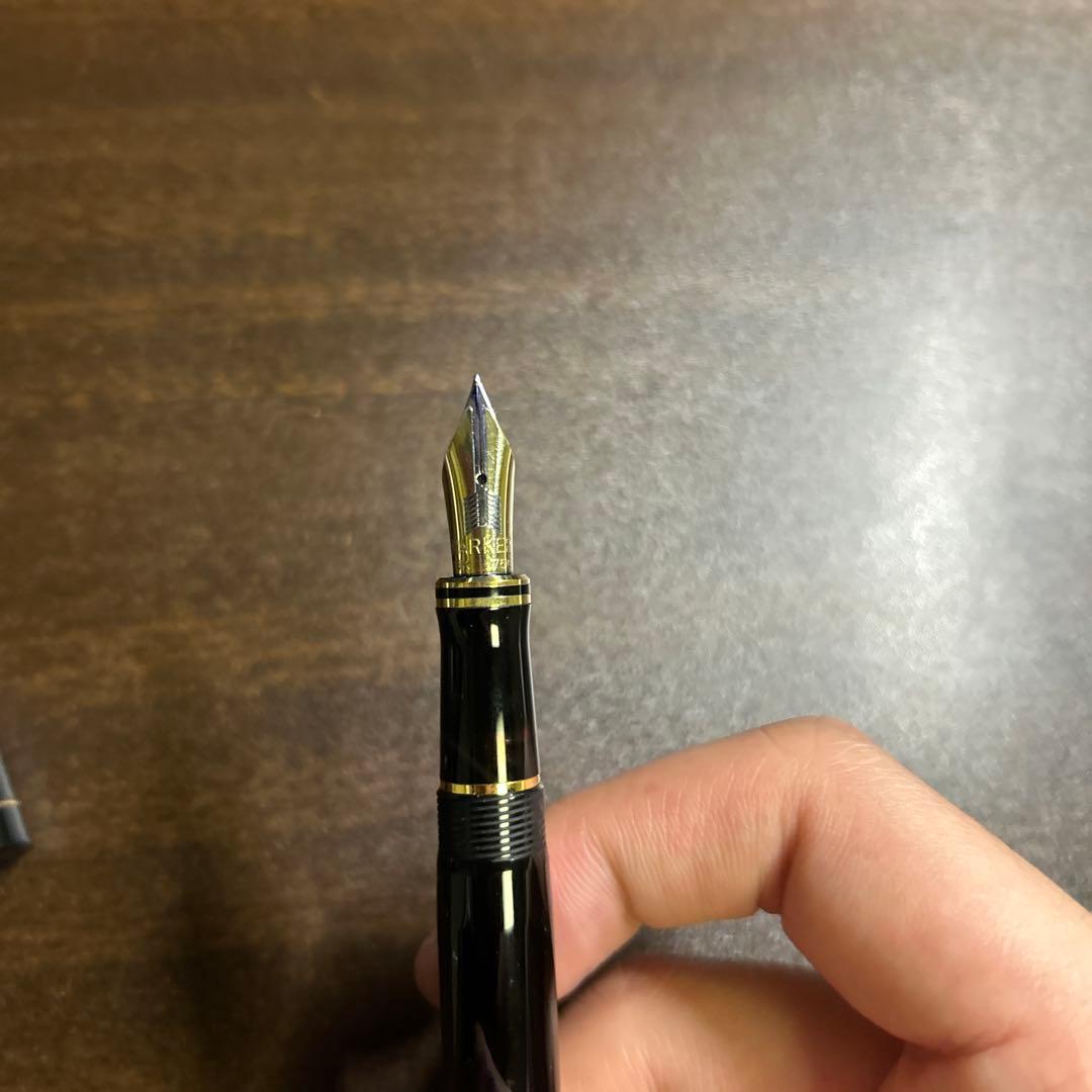 万年筆 PARKER DUOFOLD パーカー デュオフォールド18K750 F