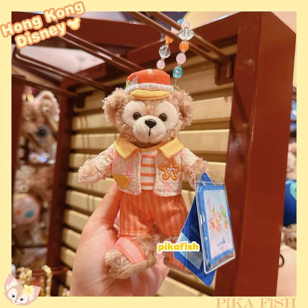 最新☆即発送】ダッフィー 2025夏ぬいぐるみキーチェーン 香港