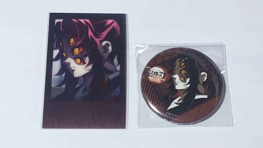 鬼滅の刃 ダイニング おたのしみくじ 黒死牟 チェキ風ブロマイド&缶