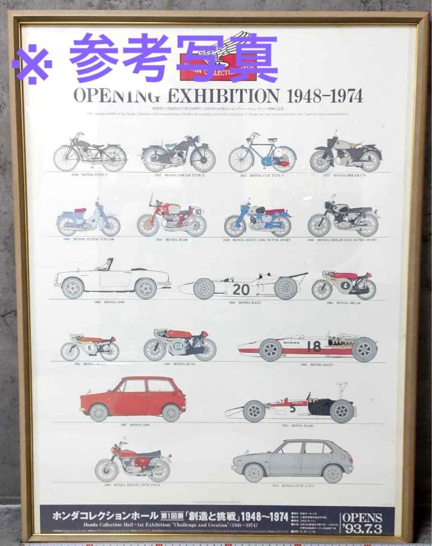 ホンダコレクションホール☆当時物☆25年前のレトロポスター