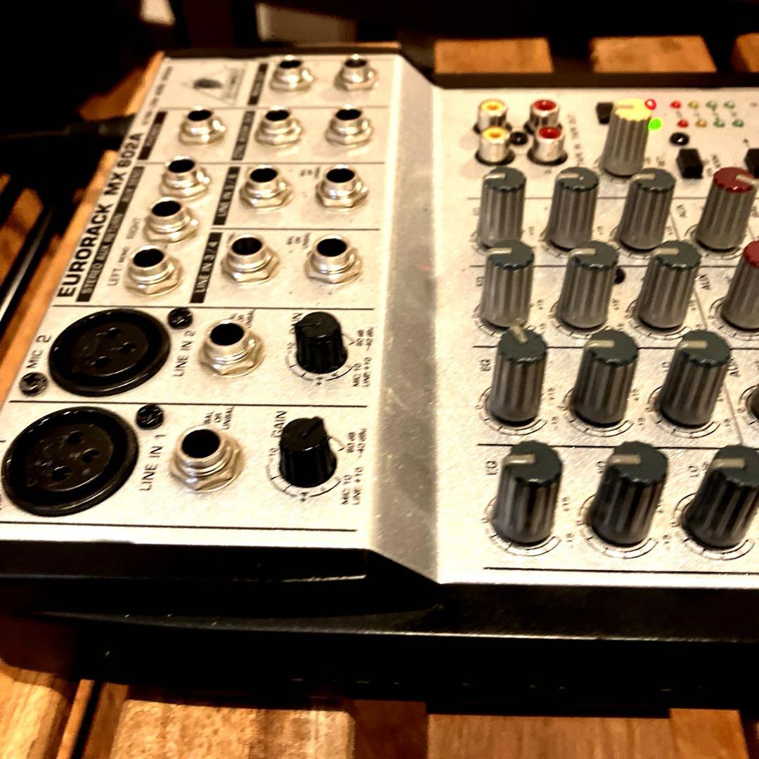 BEHRINGER MX602A ミキサー【純正アダプター付】
