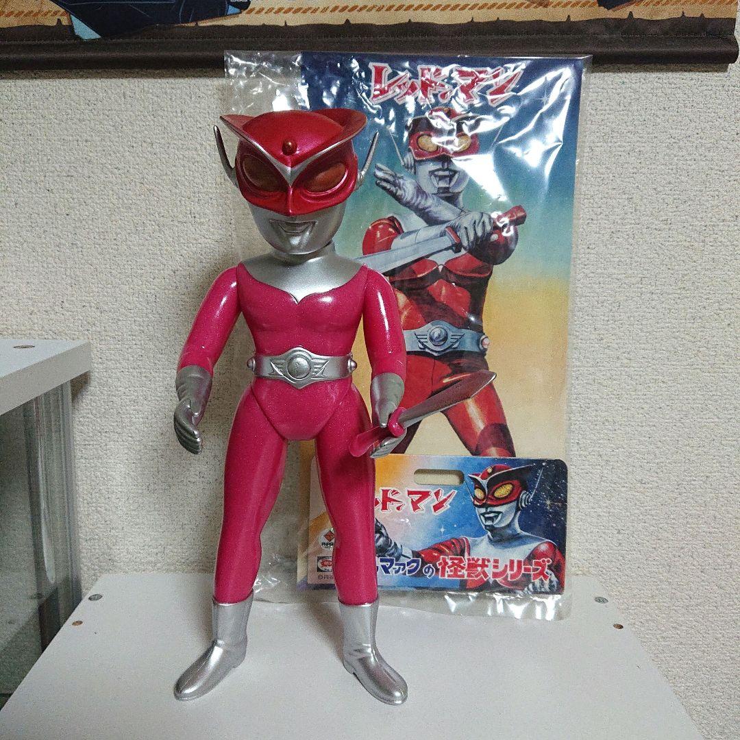 希少品】ソフビレッドマンブルマァク面取れ