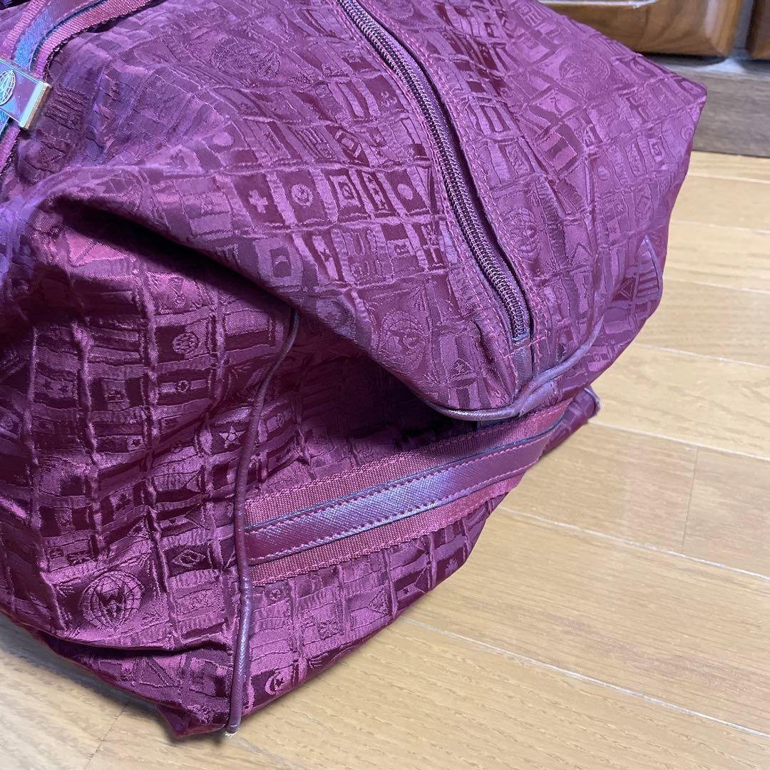 ALVIERO MARTINI ボストンバッグ レッド 希少の通販はau PAY