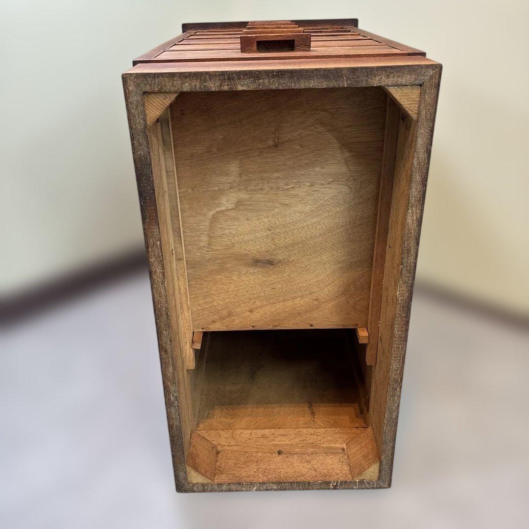 昭和レトロ 木製 5段引き出し｜無垢材 チェスト 大型ラック｜木製