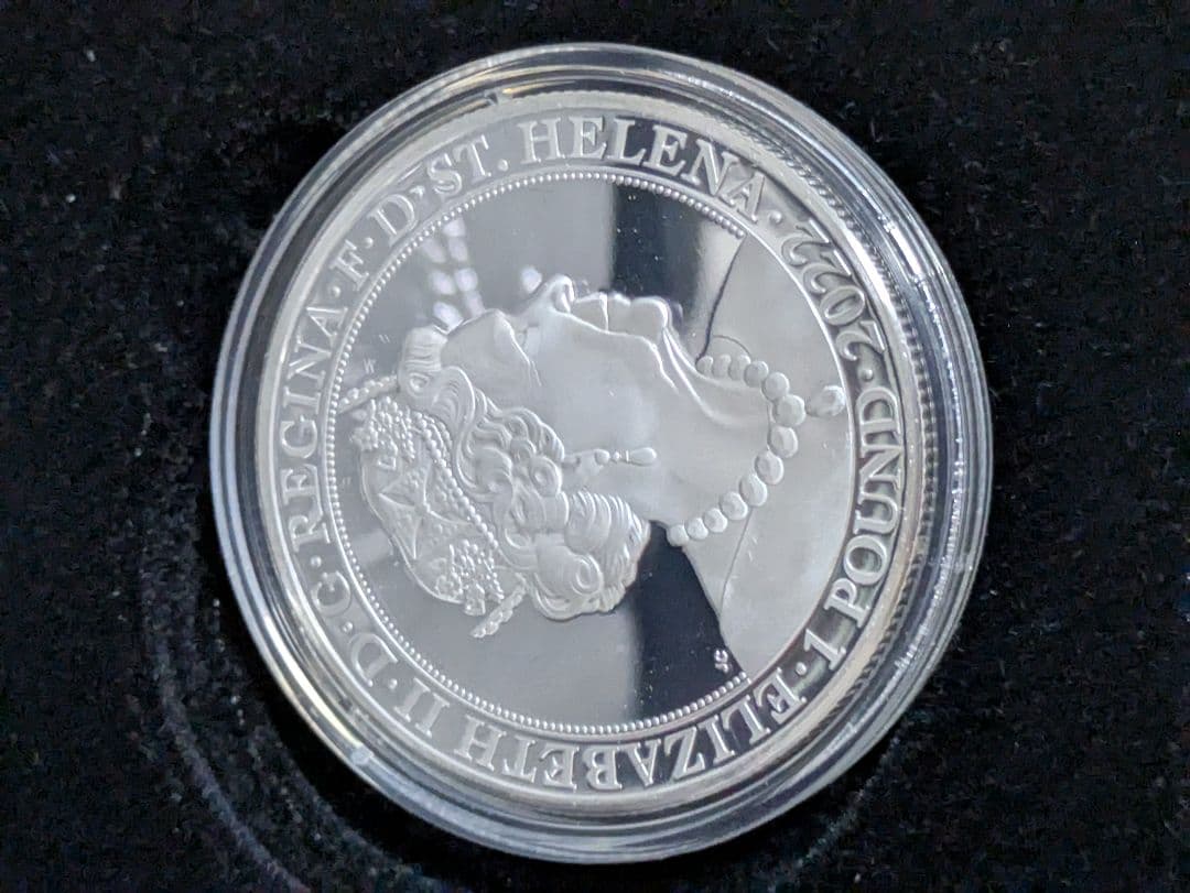 エリザベス銀貨　1オンス　2オンスセット